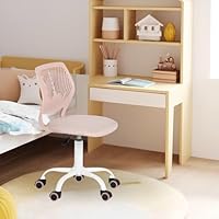 FurnitureR Kinderstuhl Schreibtisch Höhenverstellbar, bunter ergonomischer Jugendstuhl mit Rückenlehne und Armlehnen, Kinderstuhl mit 5 Rädern, für Kinder 3-10 Jahre alt, maximale Belastung 100 kg