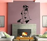Sexy Hot Girl Woman Hair Spa Beauty Salon Wall Art Decor Vinyl Sticker z533