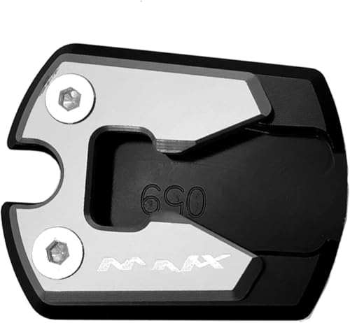 Béquille de moto extension stable pour Yamaha NMAX 125 155 argent