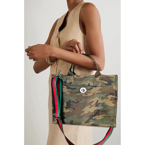 Image of Dyalsa Tote Bags for Women, Canvas Handbag Tote Purse Crossbody Bags with Zip Casual Shoulder Bags for Work and Travel
