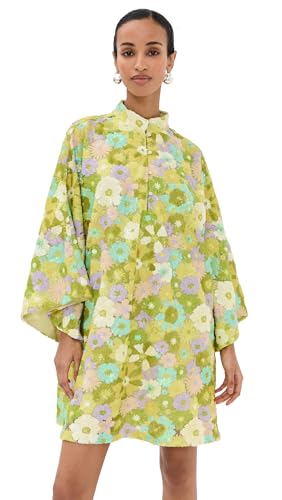 La Vie Style House Women's Burst Sequin Mini Caftan