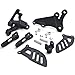 Krator Suzuki GSXR 600 2006-2010 / GSXR 750 2006-2008 (Front) Foot Rests Assembly Kit Frame Fitting Stay Footrests Step Bracket Assembly