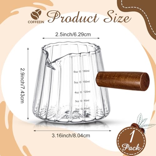 Vaso Espresso 6 oz con Asa de Vidrio y Madera miniatura 2