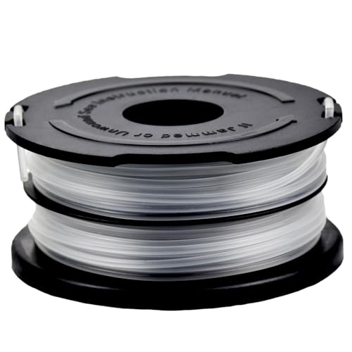 Strimmer Spool, 1.65mm Grass Cutter Trimmer Wire Refills, Strimmer Spool for Black and Decker, Strimmer Spool Replacement, Strimmer Spool Grass Trimmer Spool for GH710, GH700, GH750
