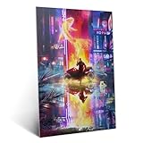 Displate Cyberpunk 2077 Poster metallico Cyberpunk Poster camera Poster Cyberpunk 2077 Decorazione Cyberpunk 2077 Poster Cyberpunk 2077 – Reflection Male V Poster 32 x 45 cm