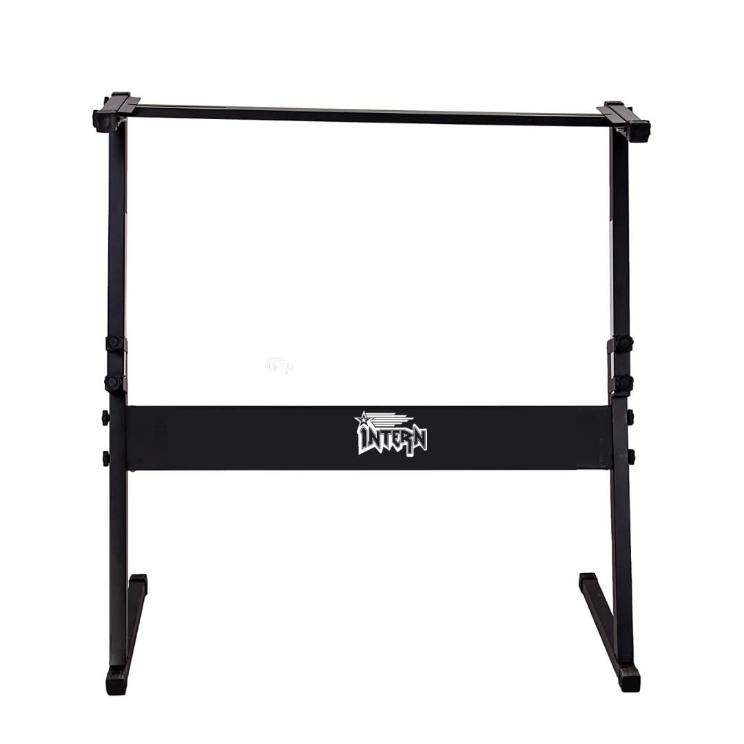 Intern KEYBOARD STAND FOR YAMAHA CASIO KORG AND ROLAND KEYBOARDS, Black (INT-ZKS-03)
