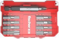 fischer PowerFast II Systainer-Box M137, 1.801-teiliges Schraubeneset, Spanplattenschrauben mit Senkkopf, Innenstern TX Antrieb, Voll- und Teilgewinde, inkl. 10-teiliges ProfiBit Set – Ansicht 6