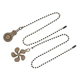  ABOOFAN 2pièces Pendentifs Décoratifs pour Ventilateurs Suspensions Classiques Rallonges pour Ventilateurs Suspendus Tirettes Vintage Chaînettes Décoratives