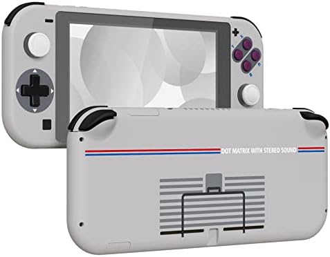 eXtremeRate Transparent Clear DIY Replacement Shell for Nintendo Switch Lite, NSL Handheld Controller Housing w/Screen Protector, Custom Case Cover for Nintendo Switch Lite