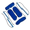 Tandem Sport Volleyball Court Lines - 2 Blue Webbed Volleyball Court Lines - Volleyball Lines for Regulation Size or Short Court - Blue