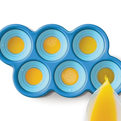 Zoku Fish Pop Molds, 6 Different Easy-Release Silicone Popsicle Molds In One Tray, Unique Sea-Creature Designs, Bpa-Free #TOP2
