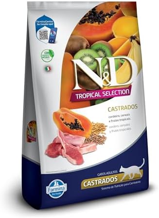 N&D Tropical para Gatos Adultos Castrados de Todas as Raças Sabor...
