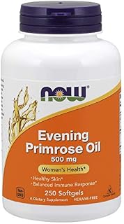 NOW Supplements, Evening Primrose Oil 500 mg with Naturally Occurring GLA (Gamma-Linolenic Acid)