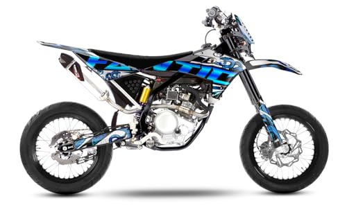 ARider Decorazione (adesivo) per Fantic XMF 50/125 (2017-2022) | Mamba Edition (blu)