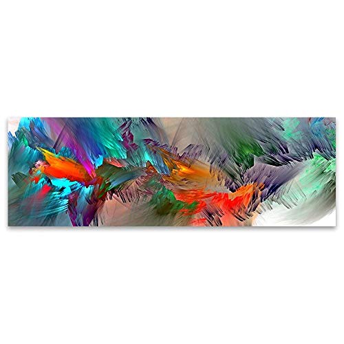 YGLONG Impressions sur Toile Plus Grande Taille Abstrait Bleu Violet Paysage Paysages Posters Toile Esprime Nordic Wall Art Peinture pour Salon Décoration de la Maison Toile De Peinture Cover