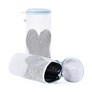 OTraki Schoenen Waszak 2 Pack Mesh Grote Schoen Waszak met Ritsen Sneaker Netted Schoen Wasmachine Tassen Wasmachine…