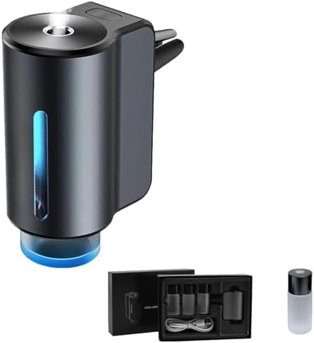 Smart Air Freshener Diffuser,Rechargeable Car Aroma Diffuser with 3 ...