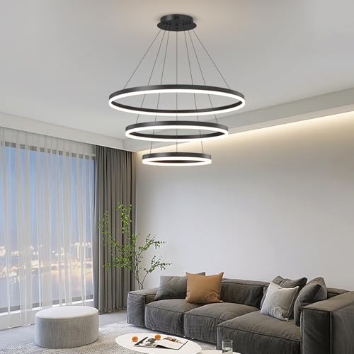 Lumière suspendue dimmable Mikeru avec télécommande et mémoire