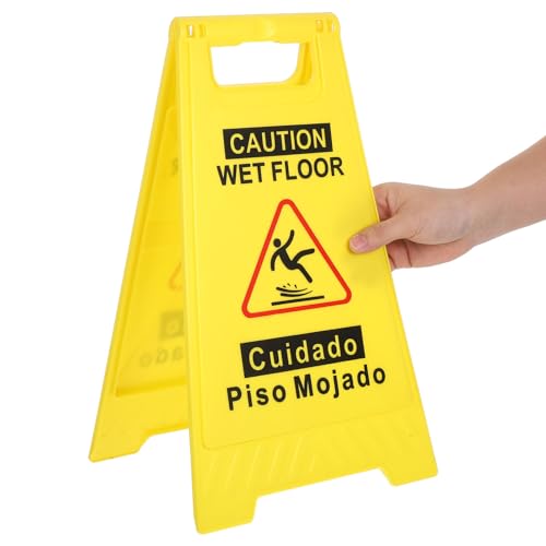 Panneau Double Face Caution Wet Floor pour éviter les chutes