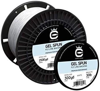 Cortland Gel Spun Fly Line Backing - 300 Yards (80 LB, White)
