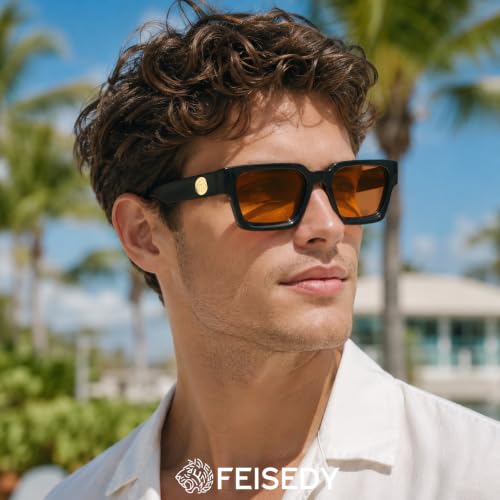 Image of FEISEDY Vintage Small Sunglasses Oval Slender Metal Frame Candy Colors B2277
