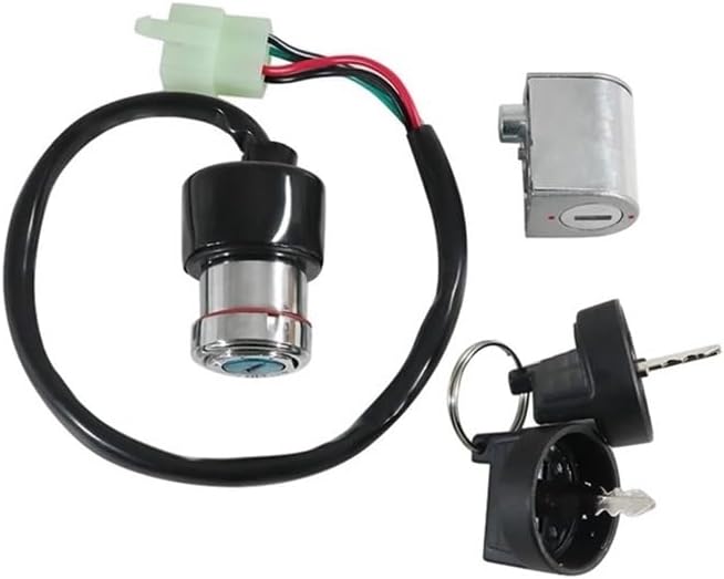 Fuel Ignition Switch Lock With Key Kit Compatible With CF500-C CF500-D CF500-E CF600-B CF600-C CF625-B CF625-C X5 X6 9010-010000
