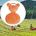 Pegciuho Winter Snow Sled Toboggan Sledding Sledge Grass Sleigh Board for Boys Girls Backyard, Orange