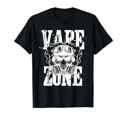 Vape Zone Vaper Skull - Sub-Ohm Coil Vape Streetwear T-Shirt