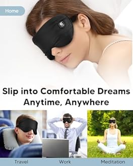 arboleaf Heated Eye Mask Cordless Rechargeable Heated Eye Masks Warm Compress for Eyes Temperature Control for Dry Eyes and Better Sleep Perfect for Relaxation & Sleep
