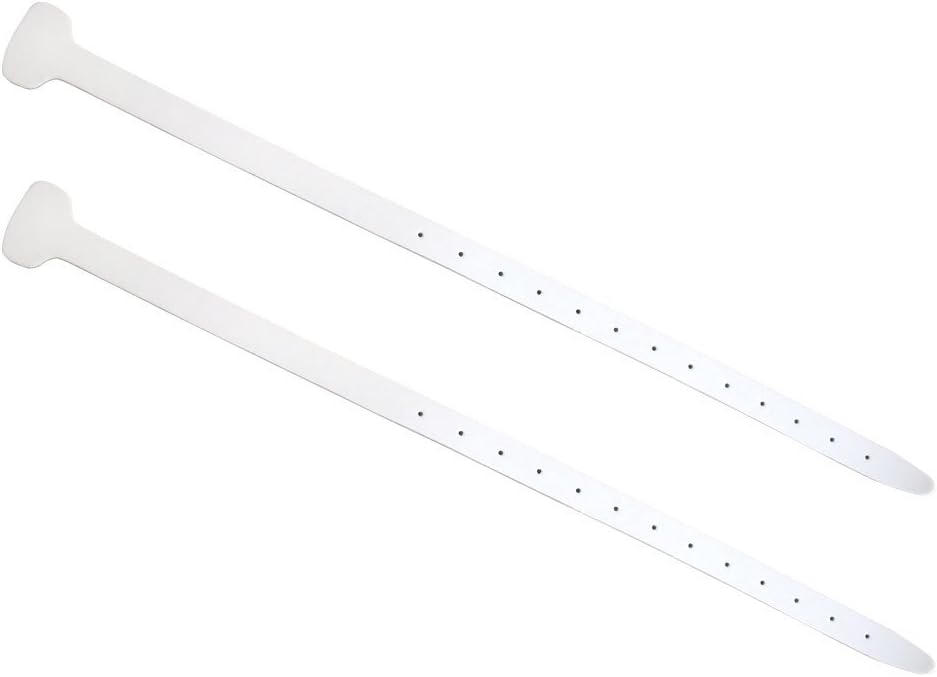 A&R Sports Hockey Goalie Knee Strap Pair, White