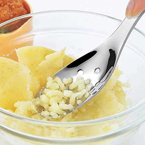 Miniatura 5 de Cuchara Para Servir Ranurada De Acero Inoxidable - 4 Piezas Para Sopa, Caviar, Ensalada - Utensilios De Cocina Para El Hogar