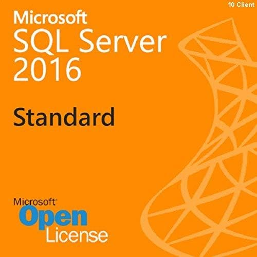 SQL Server 2016 Standard | Retail Sealed | with 10 CAL
