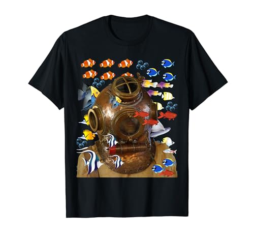 Deep Sea Diver underwater & tropical fish