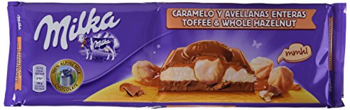 Milka caramelo y avellanas pack de 4 x 300gr (1200 gr)