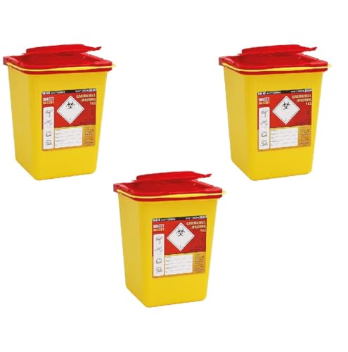 Kanülenabwurfbehälter -3 Stck.- 193513-3 Carmesin® Bundle Saf-Box 2,0 Ltr.