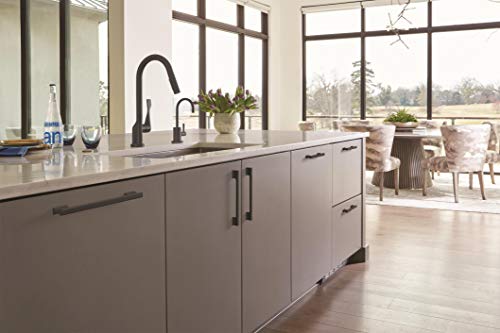 Amerock | Cabinet Pull | Matte Black | 8-13/16 inch (224 mm) Center-to-Center | Status | 1 Pack | Drawer Pull | Cabinet Handle | Cabinet Hardware by Amerock - Image 2