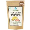 Organic Sun Dried Bananas Value Pack - No Sugar Added - No Preservatives - Unsulfured - Soft and Chewy Little Bananas - Thai Natural Fruit Snacks - 2 LB