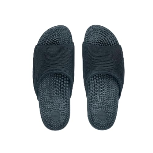 Kenkoh Japanese Reflexology Sandals TSUKI Black 12/13 US