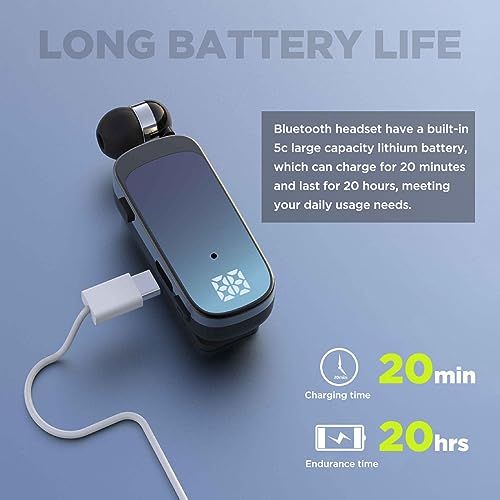 Auriculares Bluetooth In-ear Wiykasenbos K65 con Micrófono miniatura 3