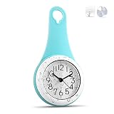 Biramba Wall Clock Kitchen Clock Household Bathroom Waterproof Small Digital Wall Clock Silent Home