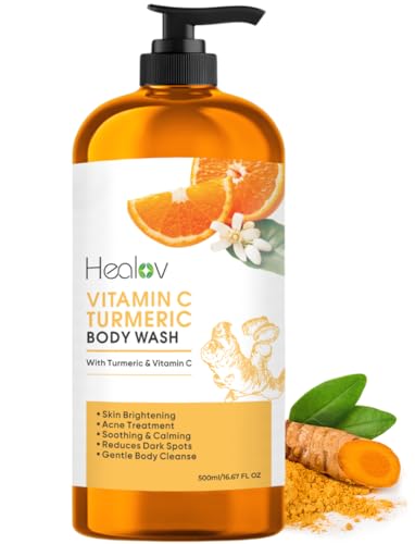Turmeric Body Wash – Natural Skin Brightening Soap for Dark Spots & Hyperpigmentation...