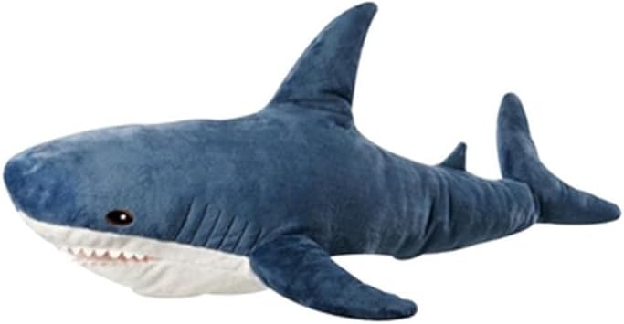 24 Inch Shark Stuffed Animals Soft Shark Cushion Plush Toy Shark Plush Pillows Soft Shark Cushion for Childrens Boys and Girls Room Sofa Living Room Decor