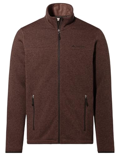 VAUDE Herren Fleecejacke Rienza Jacket III, angenehm warm, atmungsaktiv, schnelltrocknend und strapazierfähig, tobacco, L