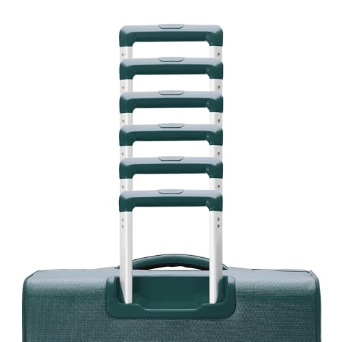 Image of Samsonite UpLIFT Lightweight Large Checked Softside Luggage with Spinner Wheels - Expandable - Airline-Approved, Polyester Soft Suitcase for Ultra Light Travel - Emerald Green
