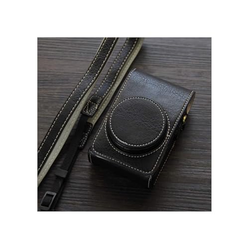 �Ή�/�݊������� PowerShot G7 X Mark III/PowerShot G7 X II �Ή� �J�����o�b�O ���[�P�[�X �V�����_�[�o�b�O(�u���b�N)