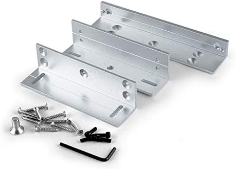 Miniatura 2 de Cerraduras Mag de 132.3 lbs, 100 libras de fuerza de sujeción magnética, cerradura electromagnética comercial, 12 V, indicador LED cuando está