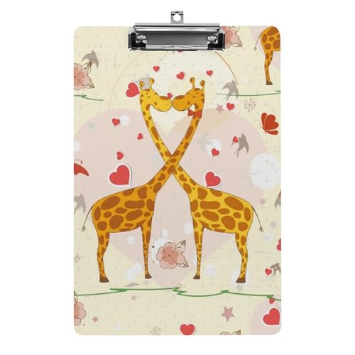 Pince porte-bloc A4 Girafe pour éviter les feuilles volantes et abîmées