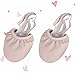 SOESFOUFU 1pair Elastic Band Ballet Dance Shoes for Adults Half Sole Toe Protectors for Yoga Modern Dance and Ballet Non- Breathable Design