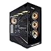CyberPowerPC Luxe Gaming PC - Intel Core i9 12900KF, Nvidia RTX 5070, 32GB RAM, 1TB NVMe SSD, 750W PSU, Wi-Fi, Windows 11, Liquid Cooling, V100R