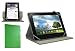Produktbild Navitech 10.1 Zoll Grünes Faux Leder Rotierbares Case Cover für das Lenovo IDEATAB S6000 Tablet/Lenovo Miix 10 / Lenovo THINKPAD Tablet 2 / Lenovo IDEATAB Lynx/Lenovo THINKPAD Helix